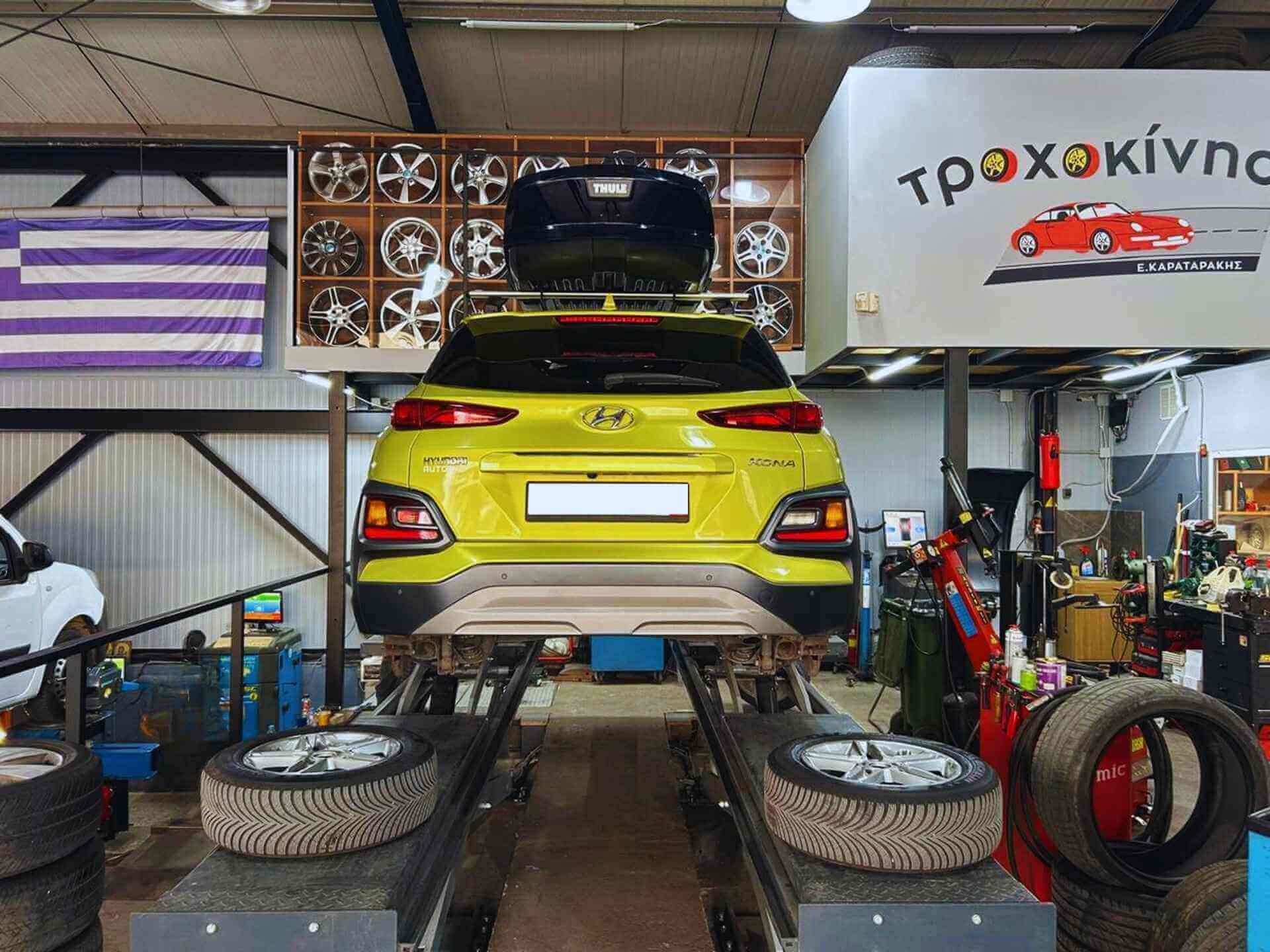 ευθυγραμμιση αυτοκινητων φορτηγων επαγγελματικων ελαστικα αναρτηση ζυγοσταθμιση καραταρακης ηρακλειο κρητης